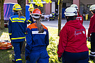 THW-Jugend, Jugendfeuerwehr und Johanniter-Jugend gemeinsam unterwegs.